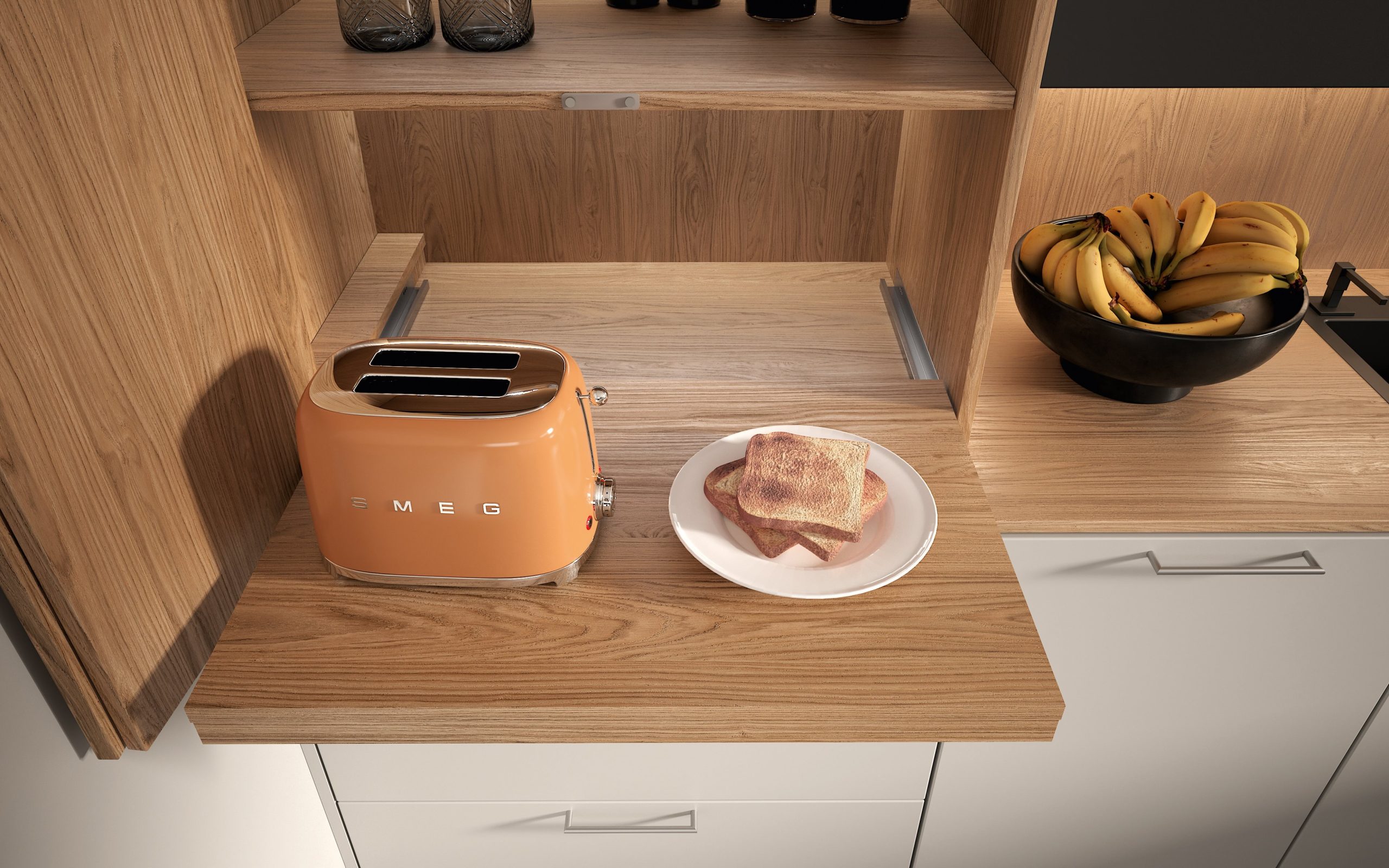 Tablarauszug Danküchen