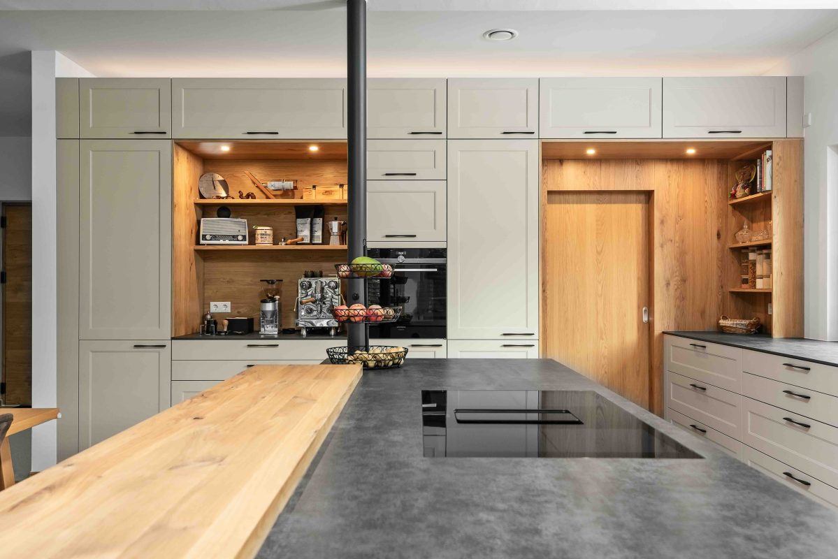 Landhausküche im modernen Style Manhattan Grau Classico