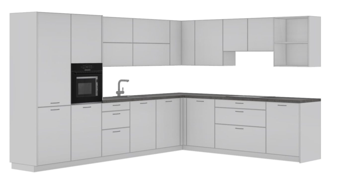 L-Form Küche Modell Kostenbeispiele